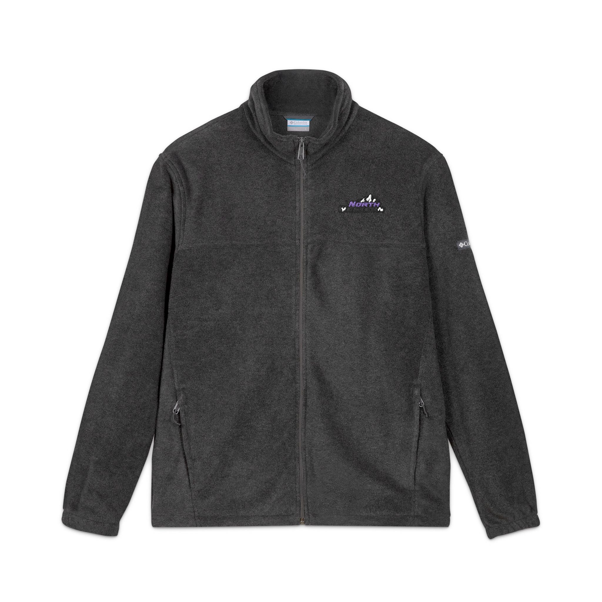 Embroidered Columbia Fleece Jacket — Mountain Ridge Logo